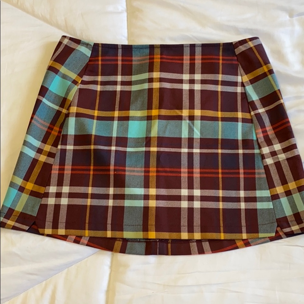 Urban outfitters plaid skirt!